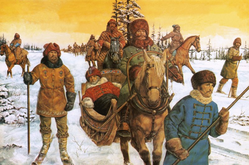Büyük Ivan kızakta by Richard Hook