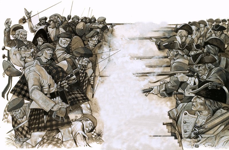 Culloden Savaşı by Richard Hook