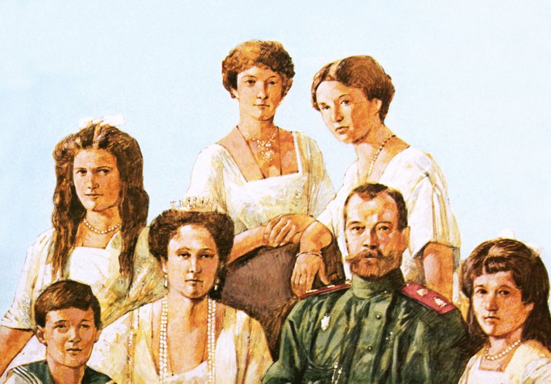 Çar Nicholas II bu aile ile by Richard Hook