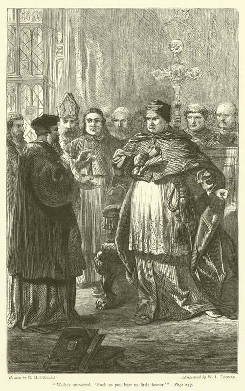Wolsey yanıtladı, Bize küçük bir iyilik yaptığınız gibi by Richard Huttula