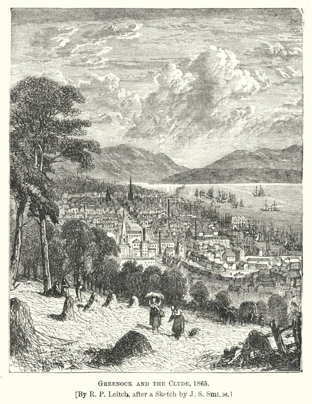 Greenock ve Clyde by Richard Principal (after) Leitch