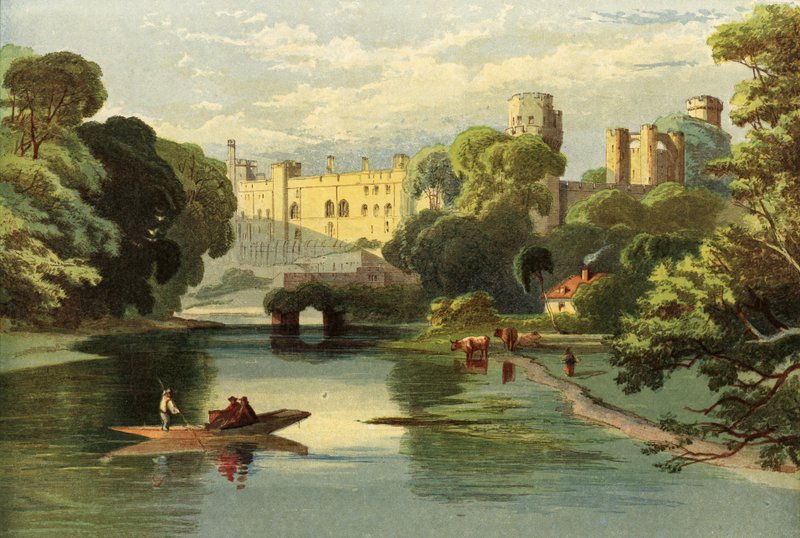 Kraliçelerin Warwickshire Ziyareti, Warwick Kalesi by Richard Principal Leitch