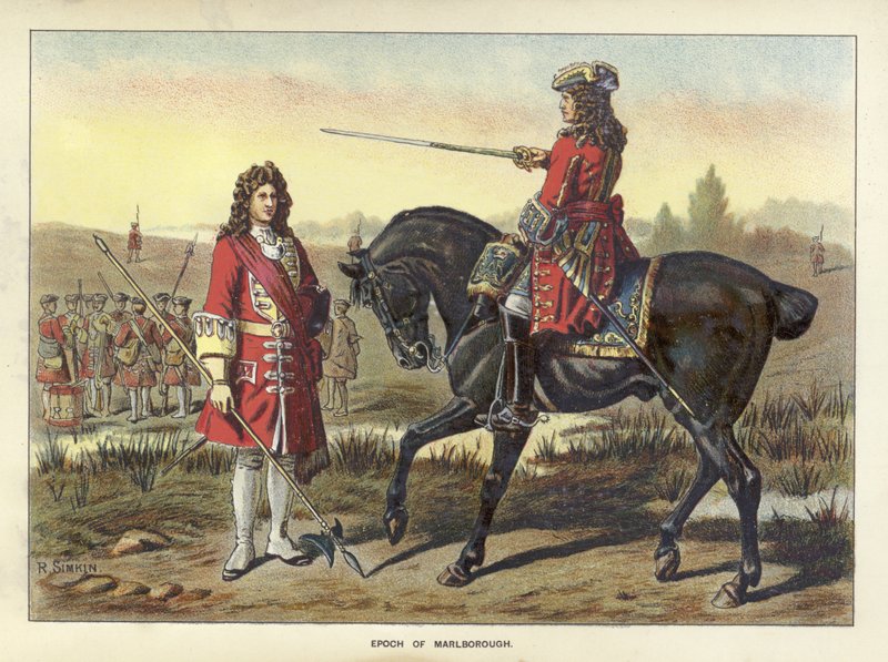 İngiliz Ordusu Dönemleri - Marlborough Dönemi by Richard Simkin
