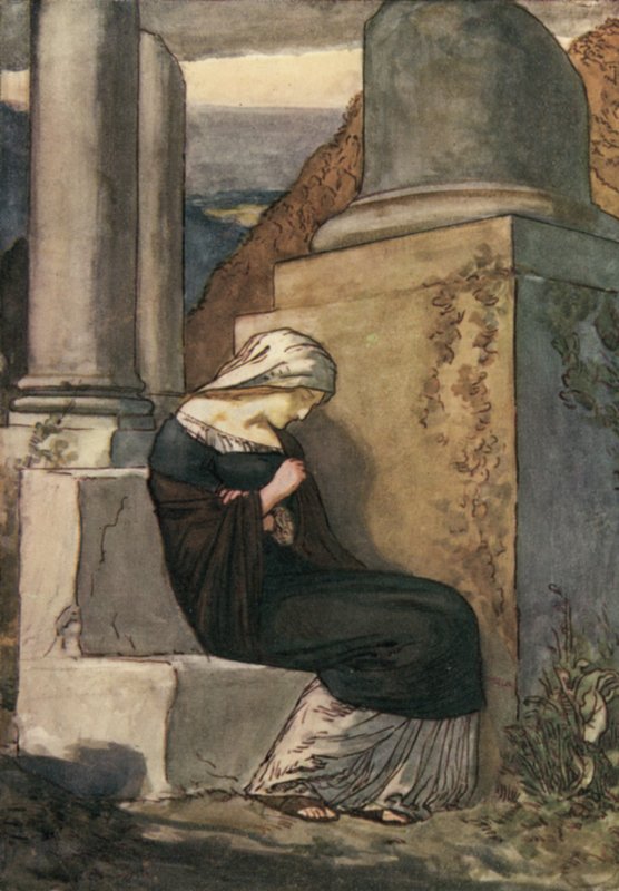Melankoli, John Fletcher by Robert Anning Bell