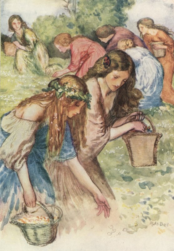Edmund Spenser tarafından Prothalamion by Robert Anning Bell