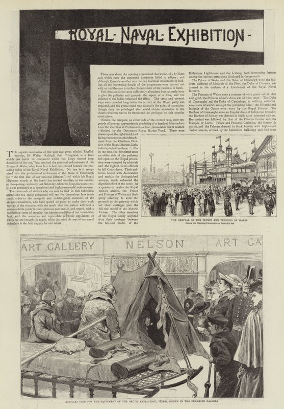 Royal Naval Exhibition  by Robert Barnes