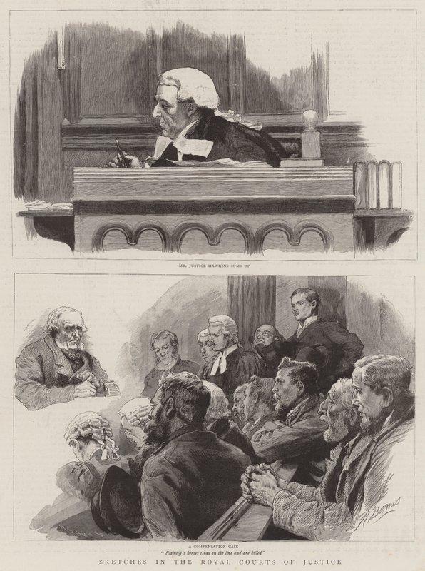 Kraliyet Adalet Mahkemelerinde Skeçler by Robert Barnes
