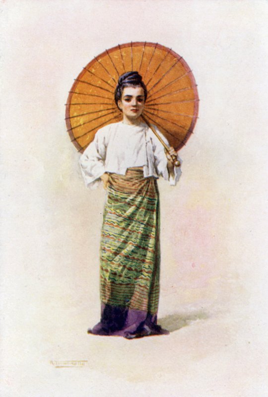 Ma-Hla-Byu (Miss Pretty and Fair)  by Robert George Talbot Kelly
