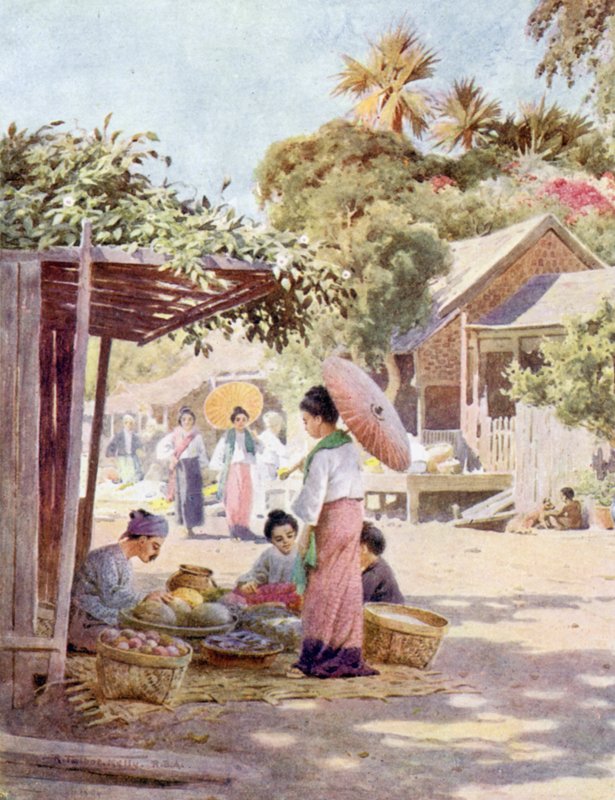 Street in Nyaung-u  by Robert George Talbot Kelly