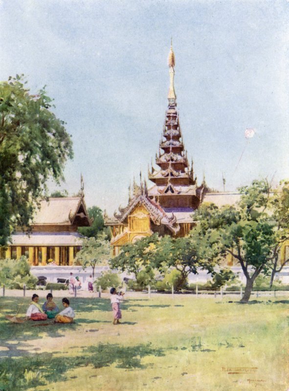 "Evrenin Merkezi", Mandalay by Robert George Talbot Kelly