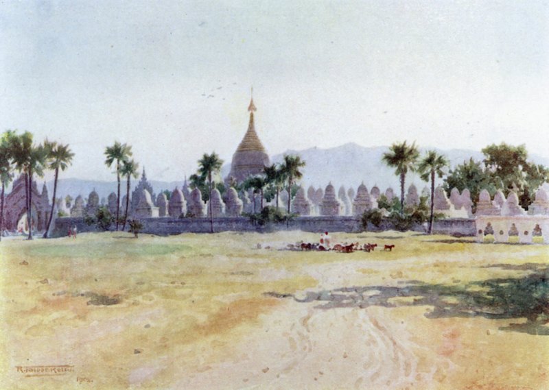 The Kuthodau, Mandalay  by Robert George Talbot Kelly
