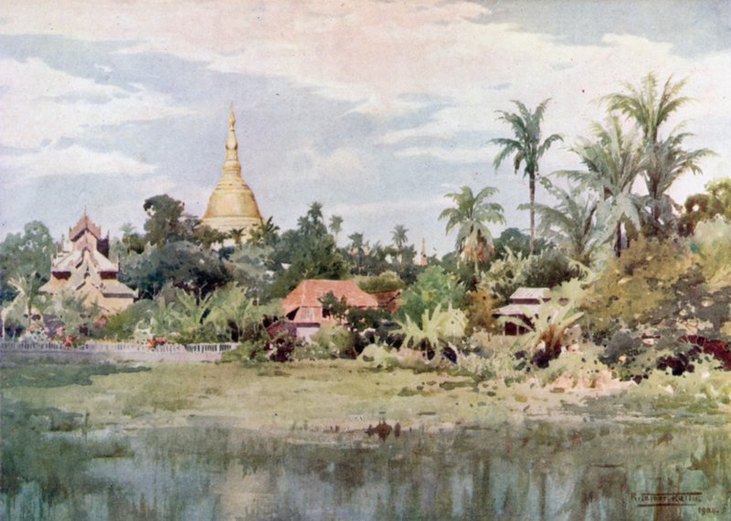 Bahan Tankından Shwe Dagon by Robert George Talbot Kelly
