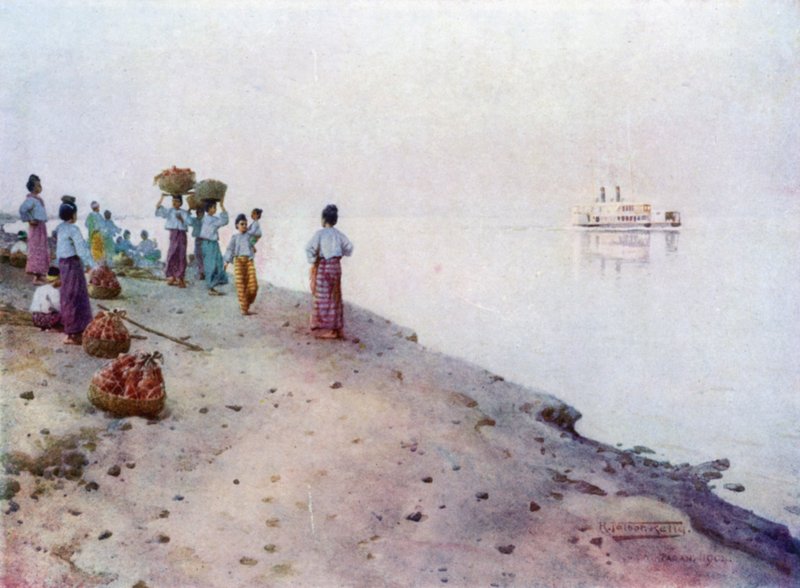 Waiting for the Steamer, Early Morning  by Robert George Talbot Kelly