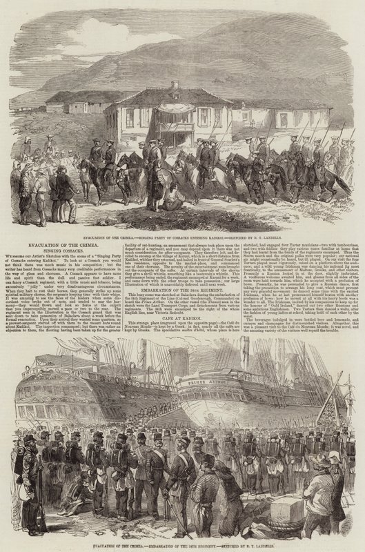 Evacuation of the Crimea  by Robert Thomas Landells