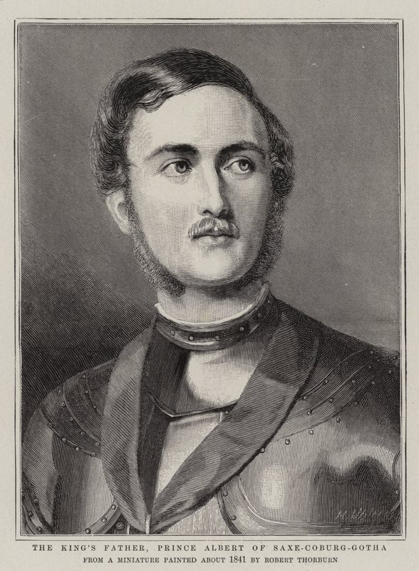 Kralların Babası, Saxe-Coburg-Gotha Prensi Albert by Robert Thorburn