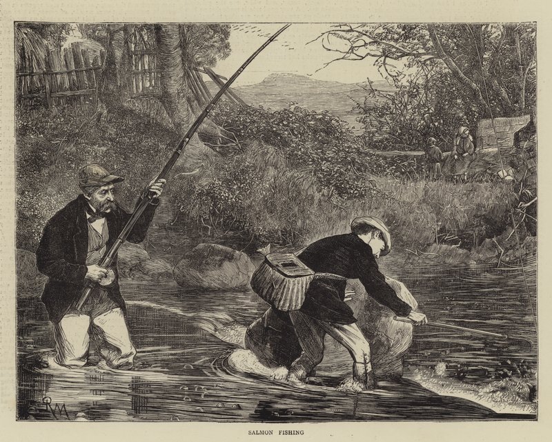 somon balıkçılığı by Robert Walker Macbeth