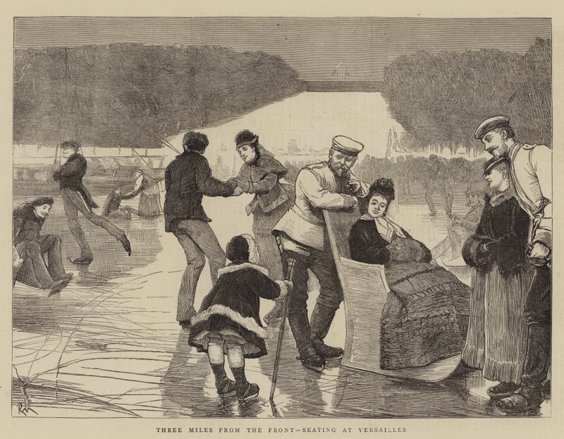 Önden Üç Mil, Versay'da Paten Yaparken by Robert Walker Macbeth