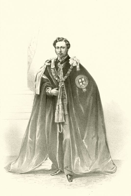 SAİK Albert Edward Galler Prensi (chromolitho) by Robert (after) Dudley