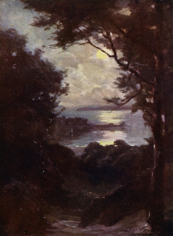 Beaumaris, Ay Işığı (renkli taş) by Robert (after) Fowler