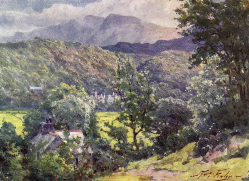Ormanda, Farchynys, Barmouth Halicinde (renkli taş) by Robert (after) Fowler