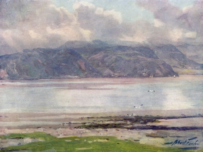 Menai Boğazı yakınında (renkli taş) by Robert (after) Fowler