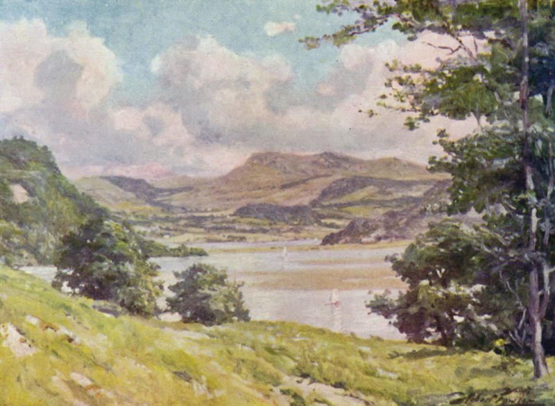 Penmaen Havuzu yakınında, Öğlen (renkli taş) by Robert (after) Fowler