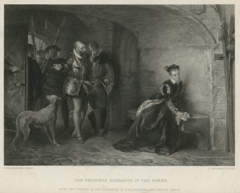 Kuledeki Prenses Elizabeth by Robert Alexander Hillingford
