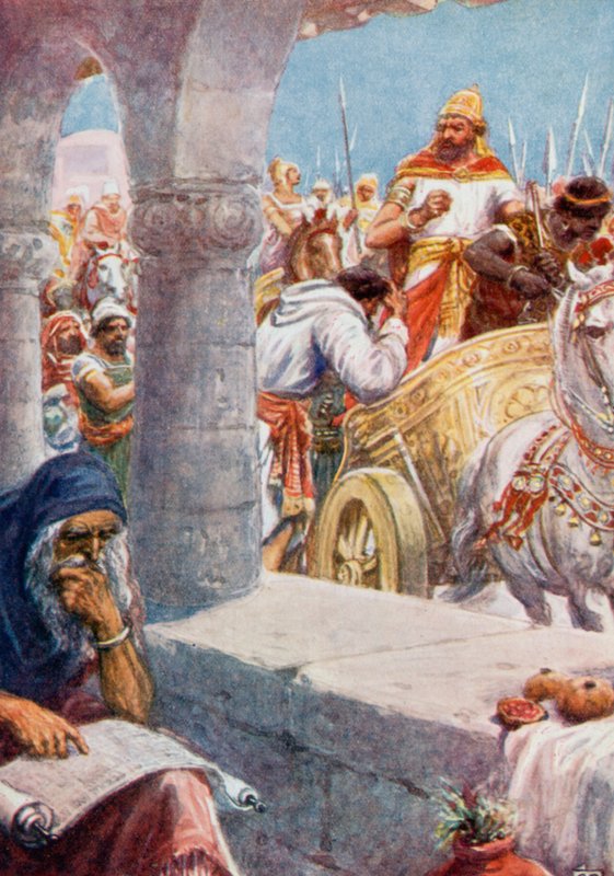 Yeremya (renkli taş) by Robert Ambrose (after) Dudley