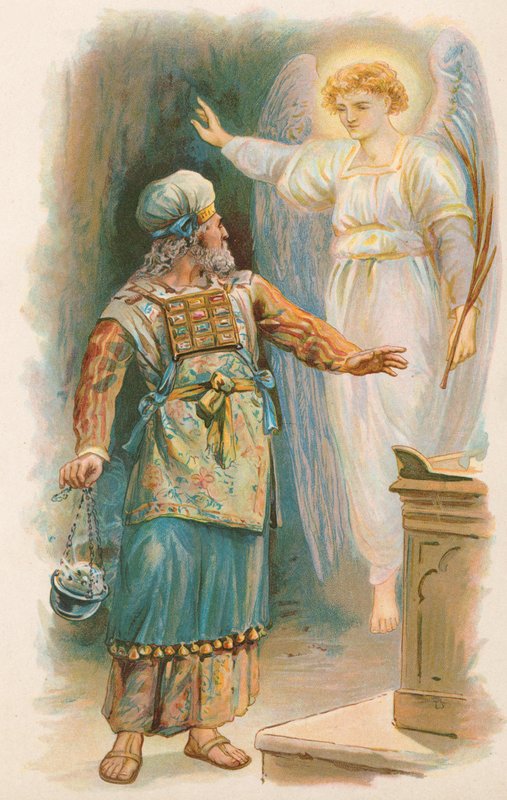 Zacharius ve Melek by Robert Ambrose Dudley