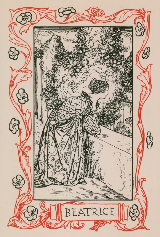 Beatrice, Hiçbir Şey Hakkında Çok Ado by Robert Anning Bell