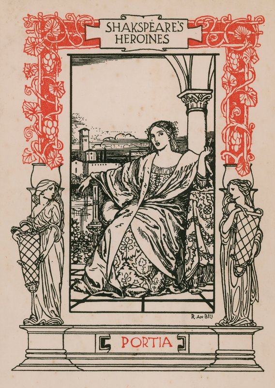 Portia, Venedik Tüccarı by Robert Anning Bell