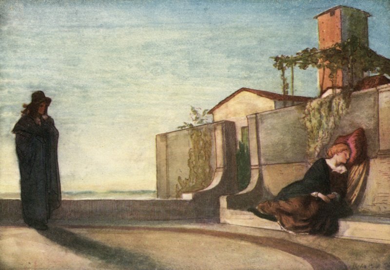 Uyu ve bir süre cenneti hayal et by Robert Anning Bell