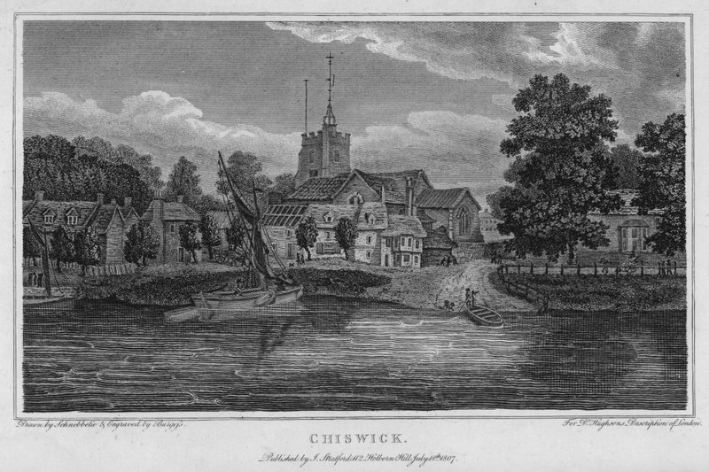 Chiswick (gravür) by Robert Blemell (after) Schnebbelie