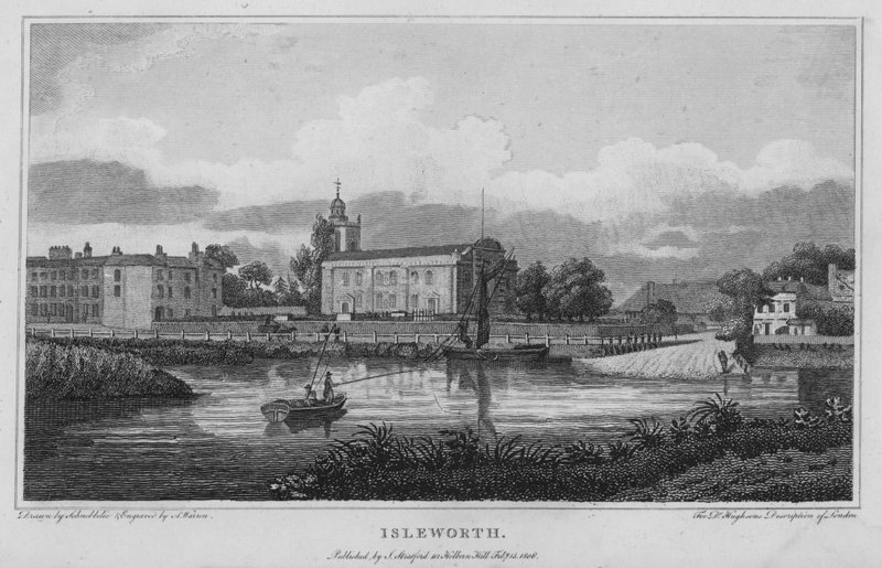 Isleworth (gravür) by Robert Blemell (after) Schnebbelie