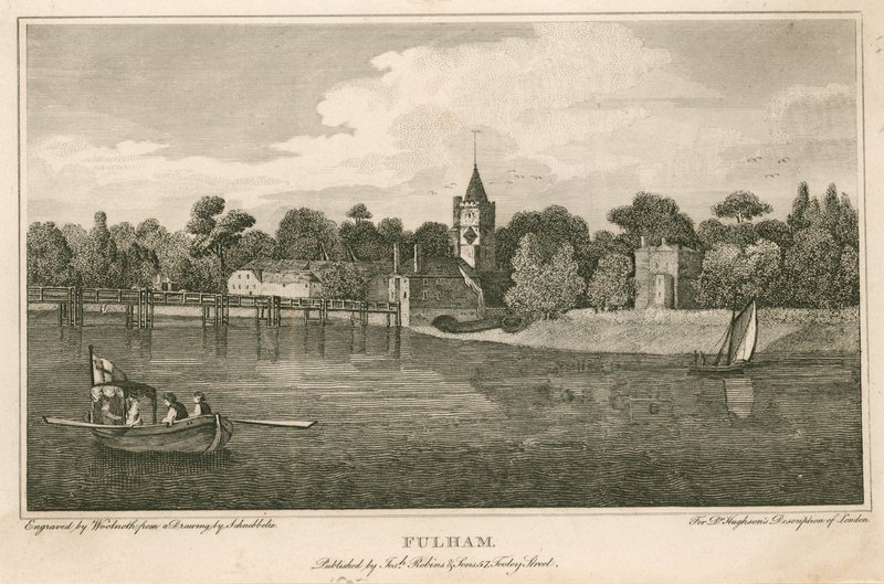 Fulham Kilisesi, Londra by Robert Blemell Schnebbelie