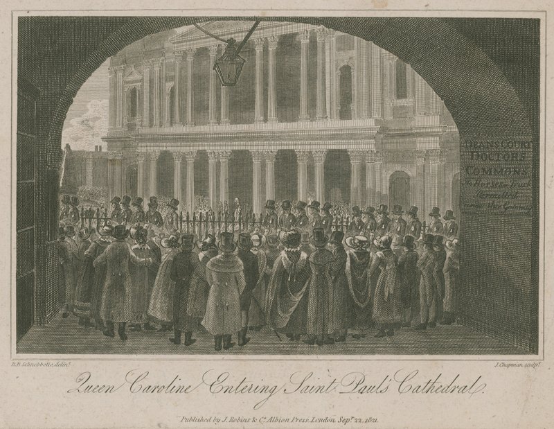 Queen Caroline entering St Paul
