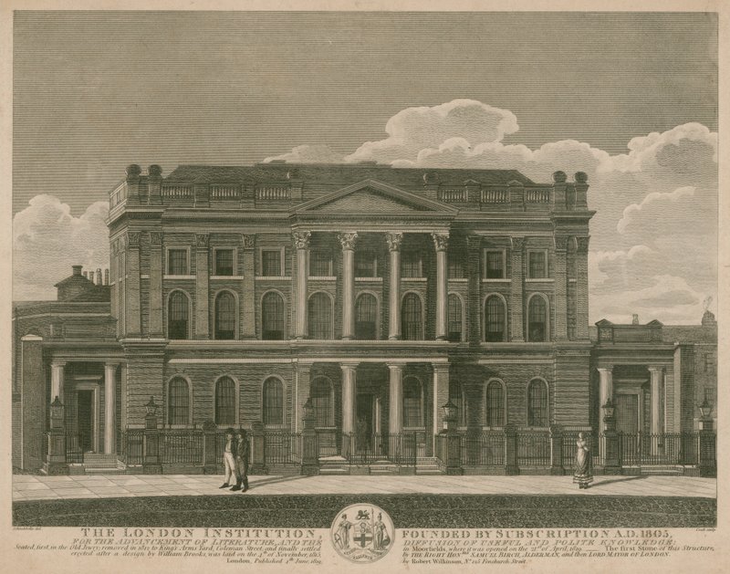 Londra Edebiyatın İlerlemesi ve Yararlı ve Kibar Bilginin Yayılması Kurumu by Robert Blemell Schnebbelie