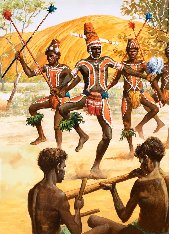 Aborjin dansı by Robert Brook