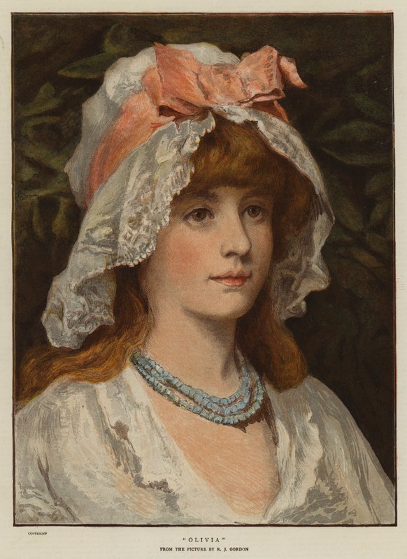 Olivia (kromolito) by Robert James Gordon