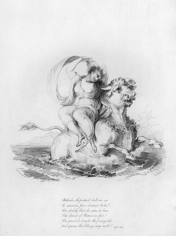 Anacreon, Ode LIV (gravür) by Robert Kerr (after) Porter