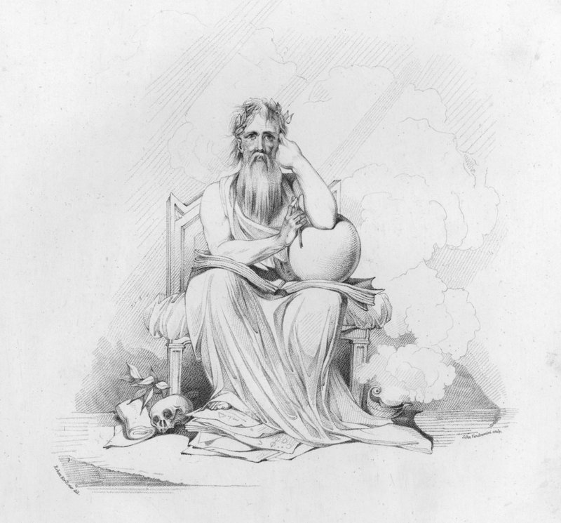 Anacreon Kaideleri için İllüstrasyon (gravür) by Robert Kerr (after) Porter