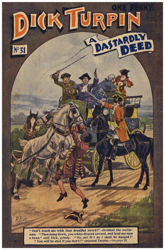 Dick Turpin (renkli taş) by Robert Prowse Jnr