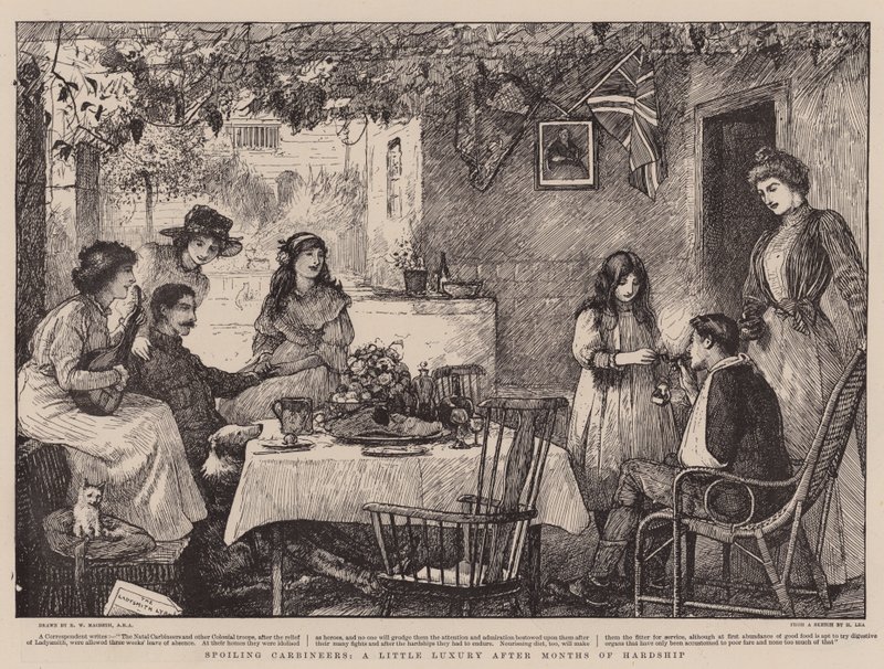 Bozulan Karabinalar, Aylar süren Zorluklardan Sonra Biraz Lüks by Robert Walker Macbeth