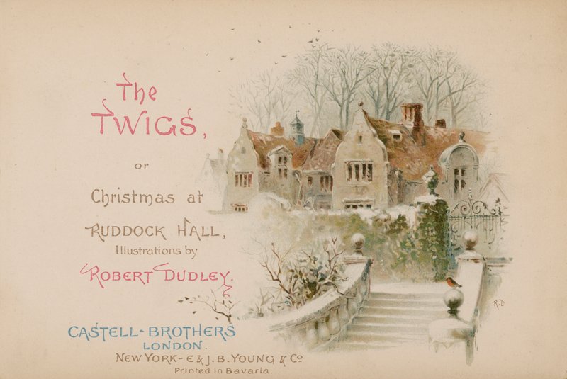 Illustration for The Twigs or Christmas at Ruddock Hall  by Robert after Dudley