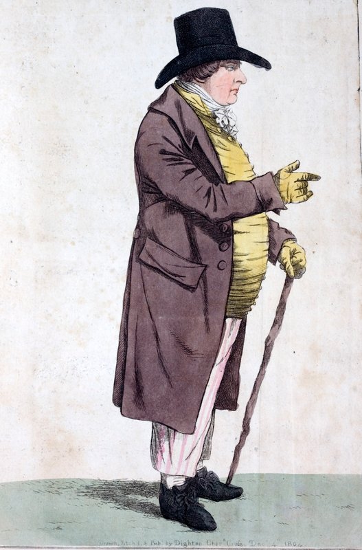 John Townsend, Bow Street Runner (renkli gravür) by Robert the younger Dighton