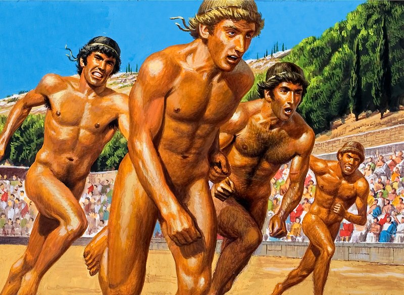 Olimpiyat koşucuları by Roger Payne