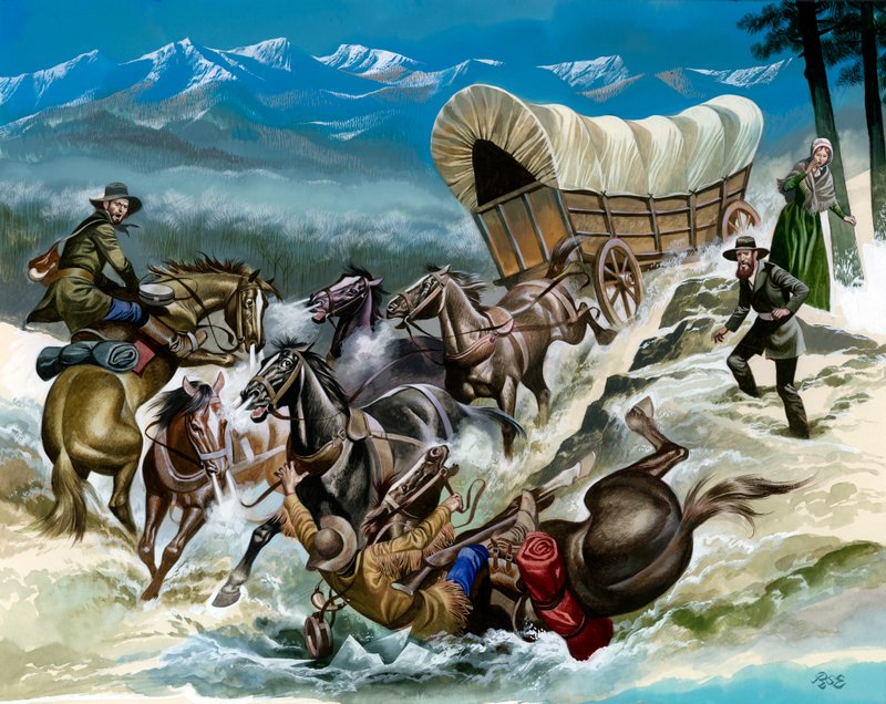 Batı yolunda kaza by Ron Embleton