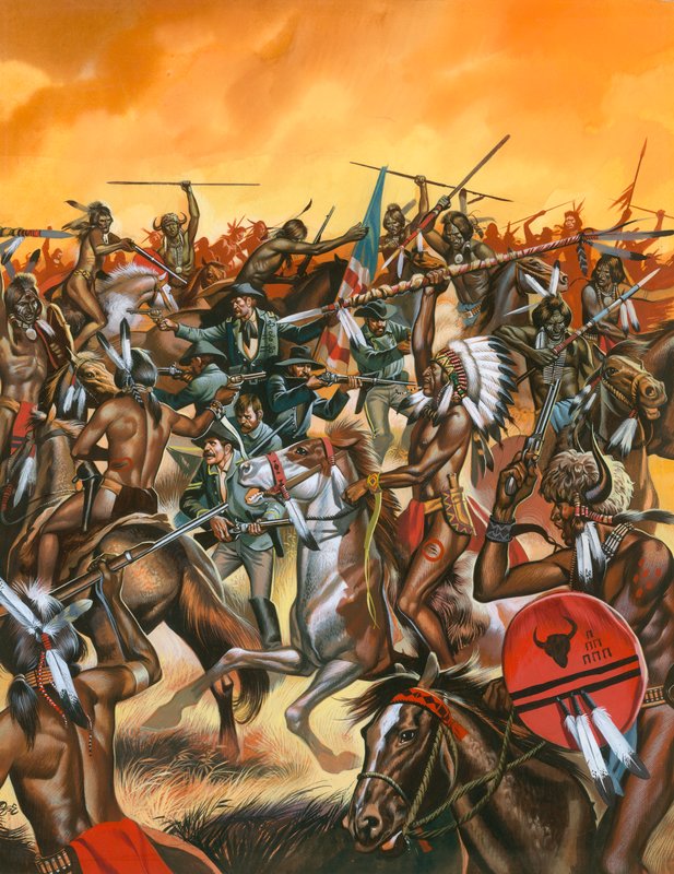 Little Bighorn Savaşı by Ron Embleton