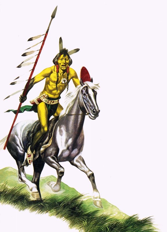 Cheyenne savaşçısı by Ron Embleton
