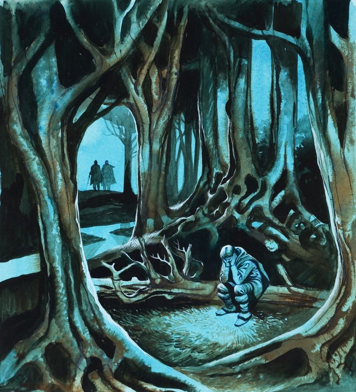 Peri Masalı (kağıt üzerine guaj) by Ron Embleton